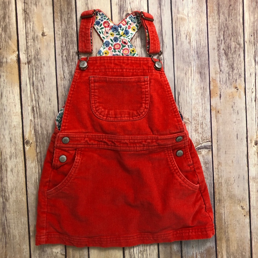 Mini Boden orange cord jumper